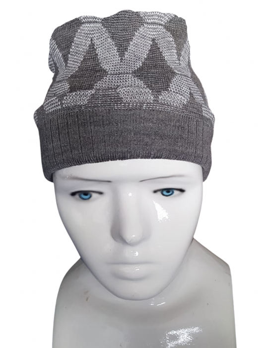Pure Wool Designer cap grey